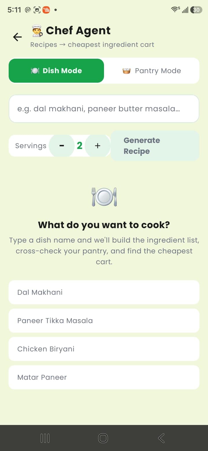 Chef Agent